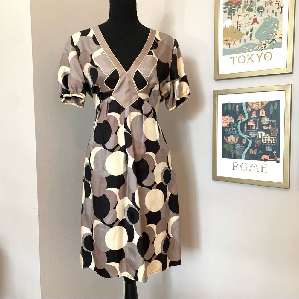 Early 2000s Oasis Dress (UK Brand) – Retro Mod Print